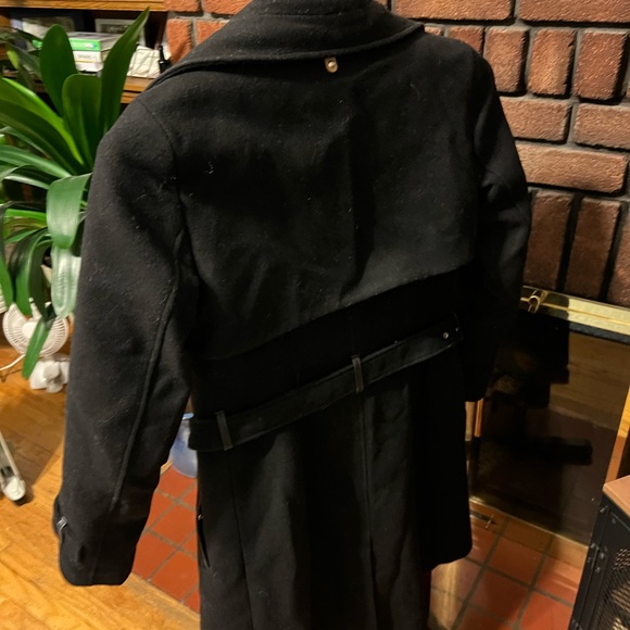 Mackage classic fine Italian wool and leather coat size Sin great condition - Picture 6 of 15